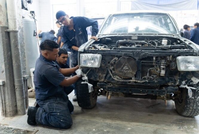 Pintura Automotriz Técnicas de enderezado